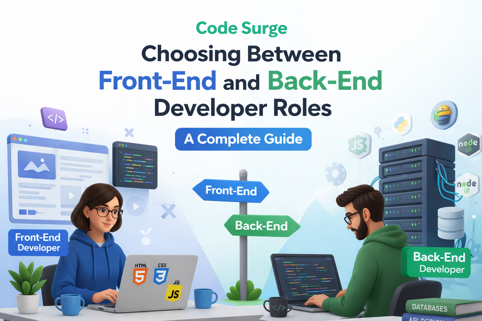 Choosing Between Front-End and Back-End Developer Roles: A Complete Guide