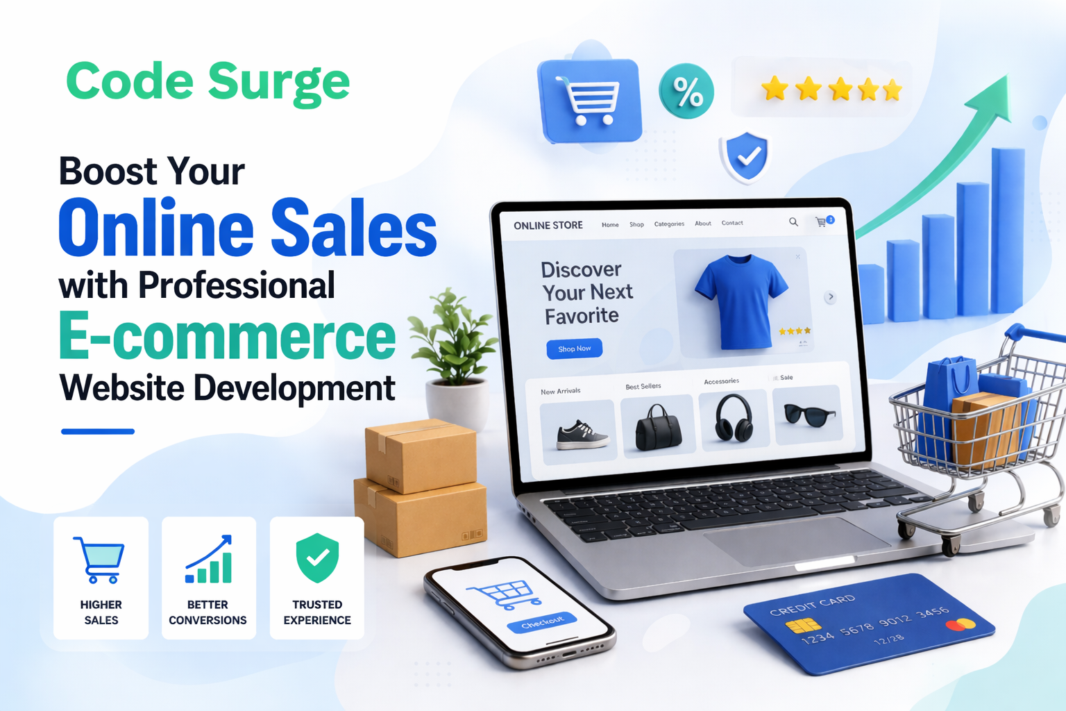 Boost Your Online Sales with Professional E-commerce Website Development